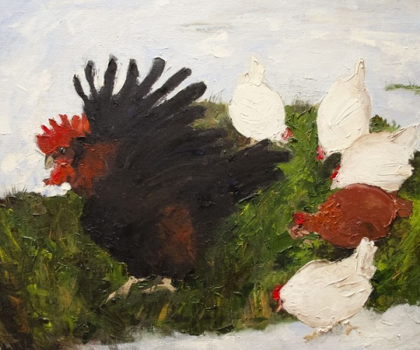 Петербургская птицефабрика организовала онлайн-выставку работ современных художников