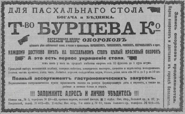 Пасха в дореволюционном Петербурге