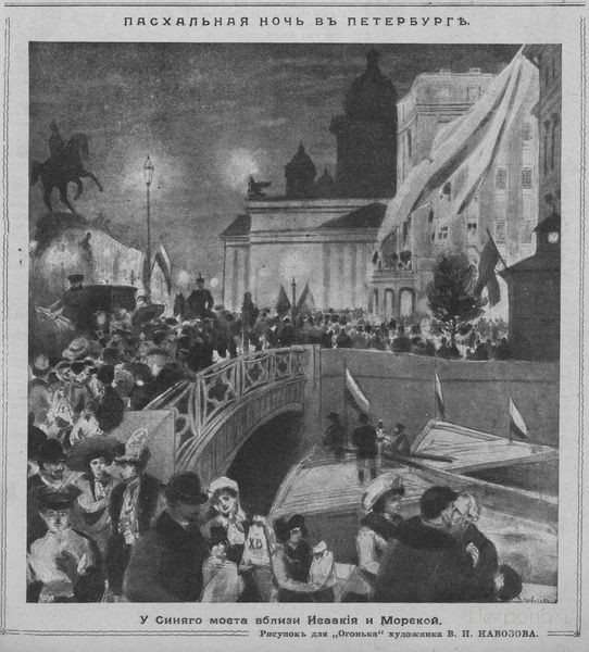 Пасха в дореволюционном Петербурге