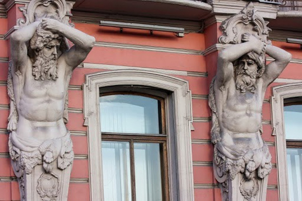 Петербургская архитектура в деталях: атланты и кариатиды
