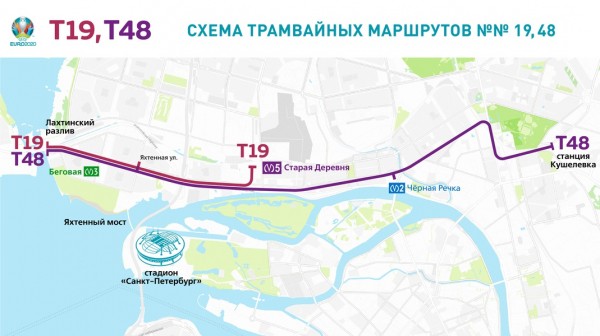 Стало известно, как будет работать транспорт для болельщиков Евро-2020 Стало известно, как будет работать транспорт для болельщиков Евро-2020