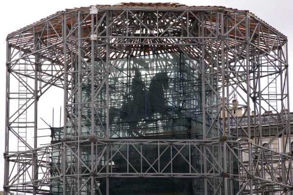 В Санкт-Петербурге завершается реставрация памятника Николаю I