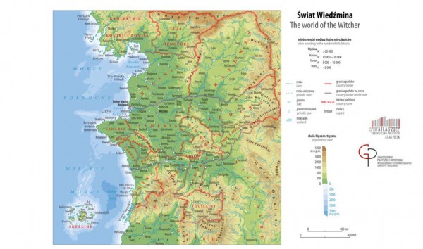Польские географы создали подробную карту мира &laquo;Ведьмака&raquo;