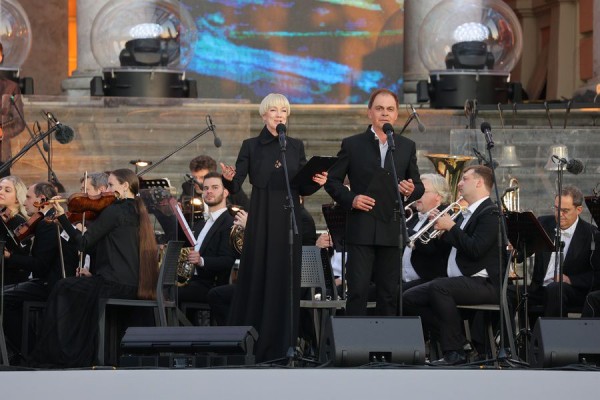 У стен Михайловского замка состоялся концерт &laquo;Ода Петру Великому&raquo;