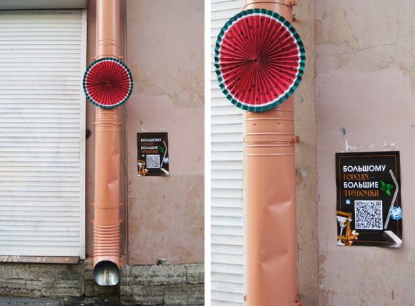 &laquo;Ночлежка&raquo; превратила водостоки Петербурга в гигантские соломинки