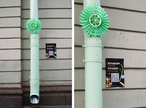 &laquo;Ночлежка&raquo; превратила водостоки Петербурга в гигантские соломинки