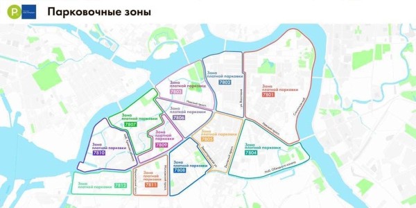 Адмиралтейский район вошёл в зону платной парковки Петербурга