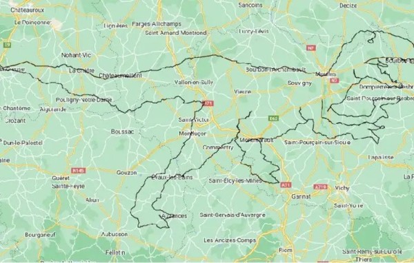 Велосипедисты создали самое большое в мире GPS-изображение